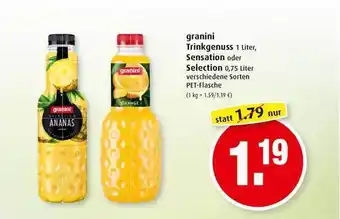 Markant Granini Trinkgenuss 1L oder Sensation oder Selection 0,75L Angebot