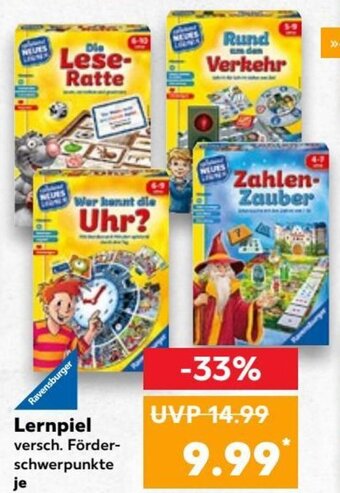 Kaufland Ravensburger Lernspiel Angebot