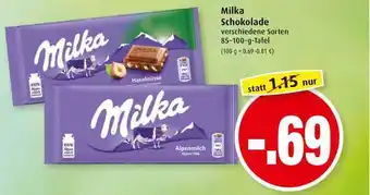 Markant Milka Schokolade 85-100g Angebot