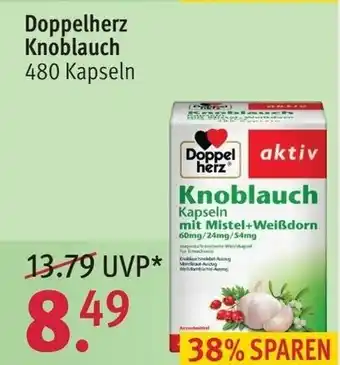 Rossmann Doppelherz Knoblauch Angebot