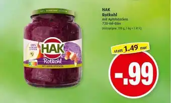 Markant Hak Rotkohl 720ml Angebot