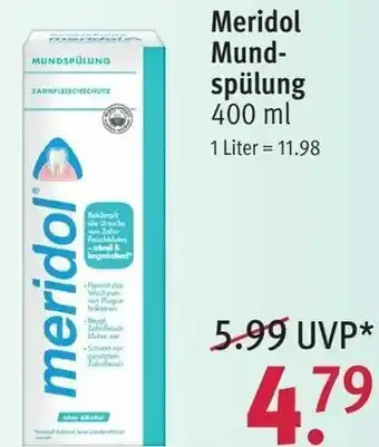 Rossmann Meridol Mundspülung 400ml Angebot