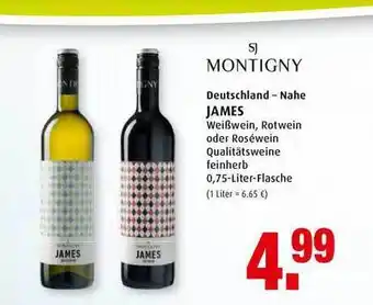 Markant Montigny James 0,75L Angebot