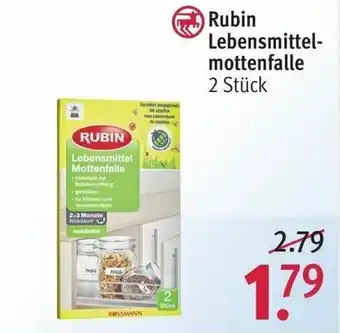 Rossmann Rubin Lebensmittelmottenfalle Angebot