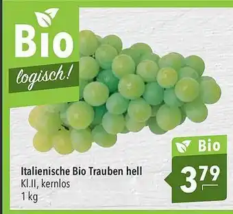 CITTI Markt Italienische bio trauben hell Angebot