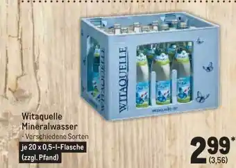 METRO Witaquelle mineralwasser Angebot