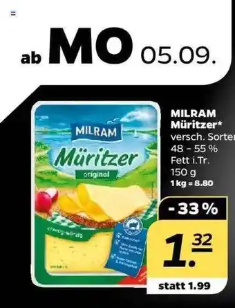 NETTO Milram müritzer Angebot