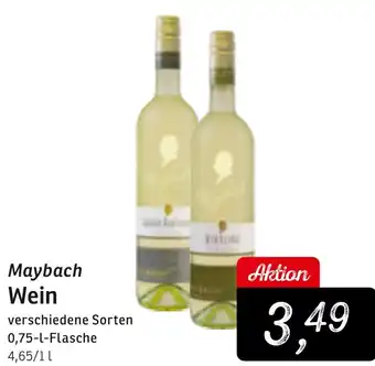 KONSUM Maybach Wein 0,75 L Flasche Angebot