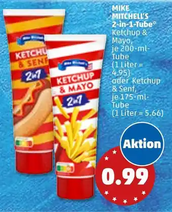 PENNY Mike mitchell’s ketchup & mayo oder ketchup & senf Angebot