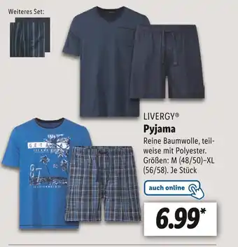 Lidl Livergy pyjama Angebot