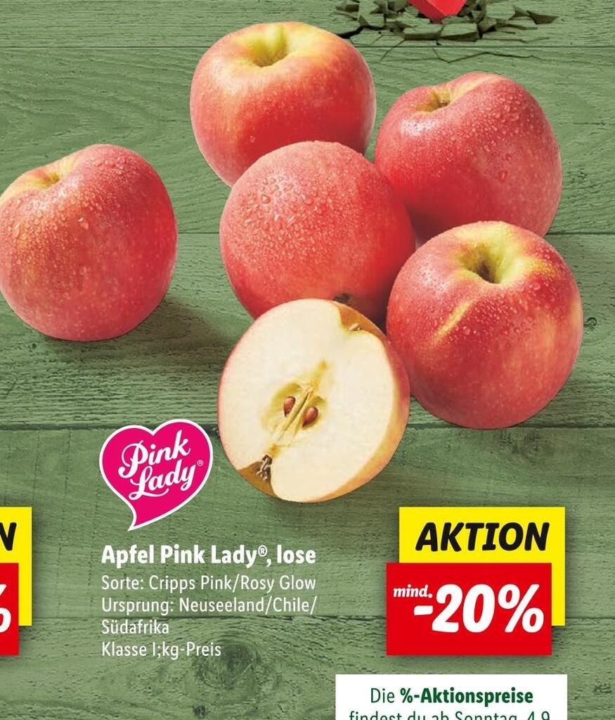 Pink lady apfel Angebot bei Lidl