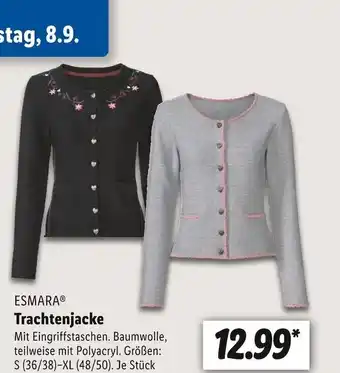 Lidl Esmara trachtenjacke Angebot