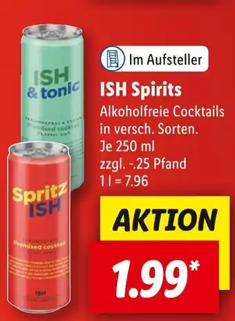 Lidl Ish spirits Angebot