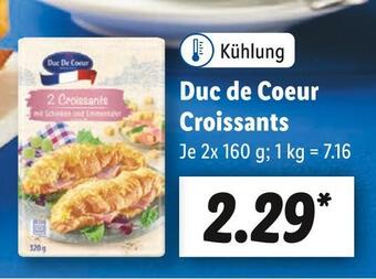 Lidl Duc de coeur croissants Angebot
