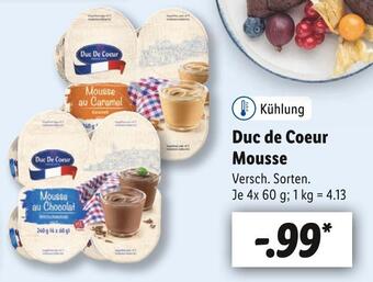 Lidl Duc de coeur mousse Angebot