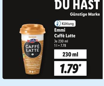 Lidl Emmi caffè latte Angebot