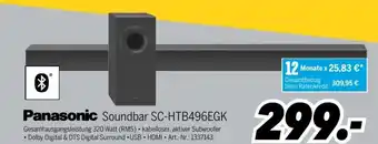 MEDIMAX Panasonic Soundbar SC-HTB49EGK Angebot
