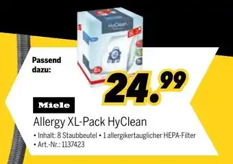 MEDIMAX Miele Allergy XL Pack HyClean Angebot