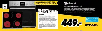MEDIMAX Bauknecht Herdset Heko Profi 3500 Angebot