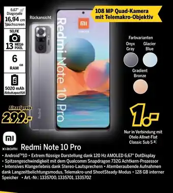 MEDIMAX Xiaomi Redmi Note 10 Pro Angebot