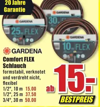 B1 Discount Baumarkt Gardena Comfort Flex Schlauch Angebot