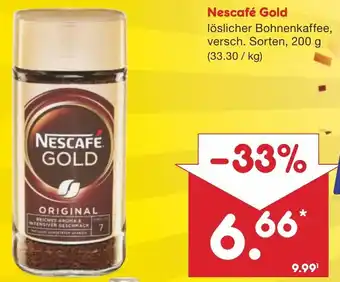 Netto Getränke Discount Nescafé Gold 200 g Angebot