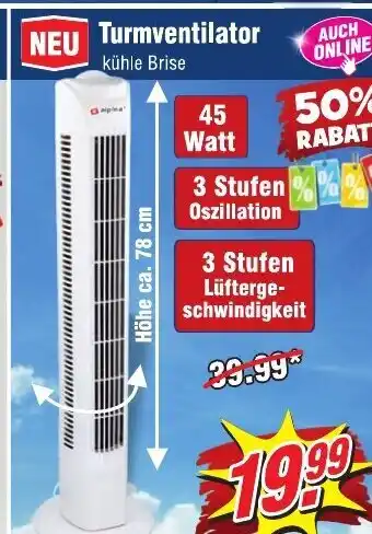 Wiglo Wunderland Turmventilator Angebot