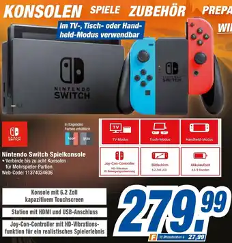 expert Octomedia Nintendo Switch Spielkonsole Angebot