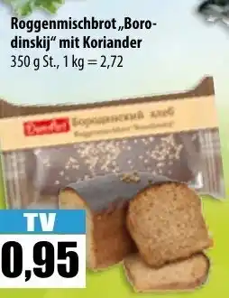 Mix Markt Roggenmischbrot ,,Borodinskij" mit Koriander 350g Angebot