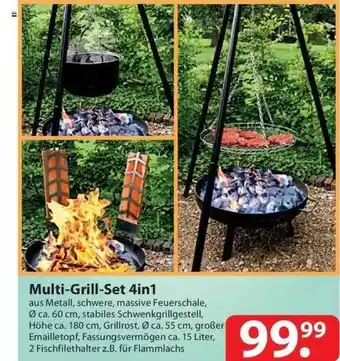 Famila Nord Ost Multi Grill Set 4in1 15L Angebot