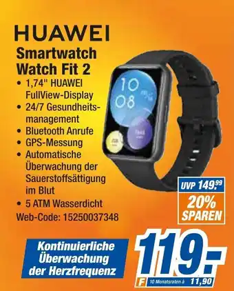 expert Octomedia HUAWEI Smartwatch Watch Fit 2 Angebot