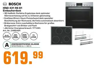 Saturn Bosch HND 431 RS 61 Einbauherdset Angebot