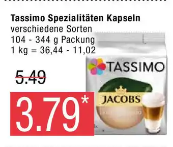 Marktkauf Tassimo Spezialitaten Kapseln 104-344g Angebot