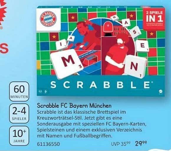 Scrabble fc bayern münchen Angebot bei Vedes