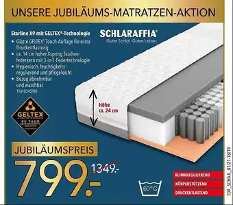 Schaffrath Schlaraffia Starline X9 Mit Geltex Technologie Angebot