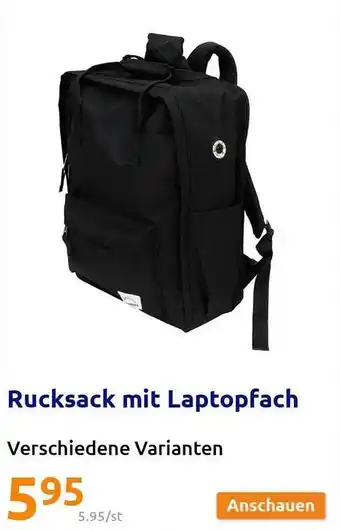 Action Rucksack mit laptopfach Angebot