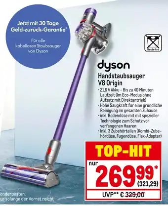 METRO Dyson Handstaubsauger V8 Origin Angebot