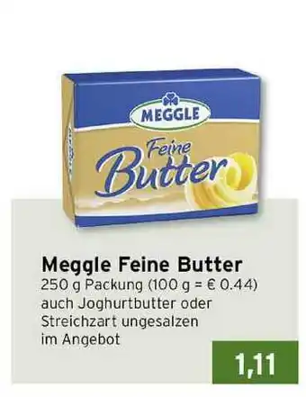 CAP Markt Meggle Feine Butter 250g Angebot