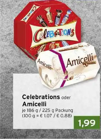 CAP Markt Celebrations Oder Amicelli 225g Packung Angebot