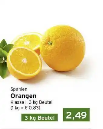 CAP Markt Orangen 1,3kg Beutel Angebot