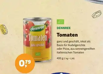 Aleco Biomarkt Dennree tomaten Angebot