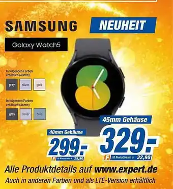 expert Octomedia Samsung galaxy watch5 Angebot