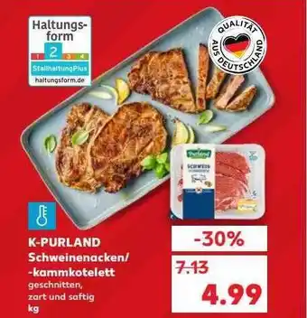 Kaufland K-purland schweinenacken -kammkotelett Angebot