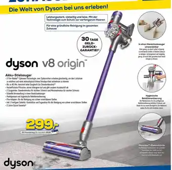 Euronics XXL Dyson v8 origin akku-stielsauger Angebot