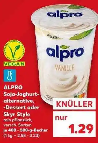 Kaufland Alpro soja-joghurt-alternative, -dessert oder skyr style Angebot