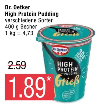 Marktkauf Dr. Oetker High Protein Pudding 400g Angebot