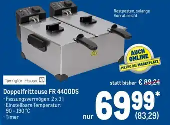 METRO Tarrington House Doppelfritteuse FR 4400DS Angebot