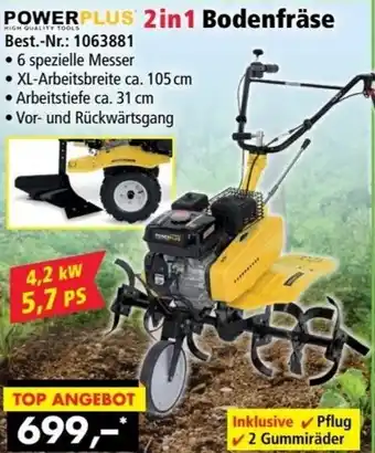 Norma24 PowerPlus 2in1 Bodenfräse Angebot