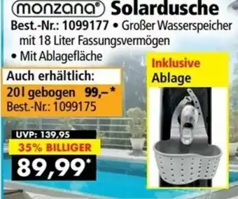 Norma24 Monzana Solardusche Angebot