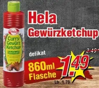 Wiglo Wunderland Hela Gewürz Ketchup 860 ml Flasche Angebot